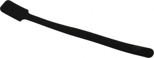 SpeedTech - 9" Long Black Nylon & Polyethylene Mountable Cable Tie - 40 Lb Tensile Strength, 2" Max Bundle Diam - Exact Tooling