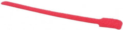SpeedTech - 9" Long Red Nylon & Polyethylene Mountable Cable Tie - 40 Lb Tensile Strength, 2" Max Bundle Diam - Exact Tooling