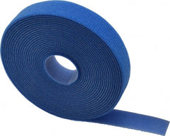 SpeedTech - 15' Long Blue Nylon & Polyethylene Hook & Loop Strap - 50 Lb Tensile Strength - Exact Tooling