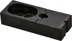 TE-CO - 3-7/8" OAL x 1-1/2" Overall Width, Standard Grip Nose, Steel Manual Edge Clamp - Black Oxide Coating, 7/8" High, 5/8" Socket Cap Screw Slot, 1-1/4" Travel - Exact Tooling