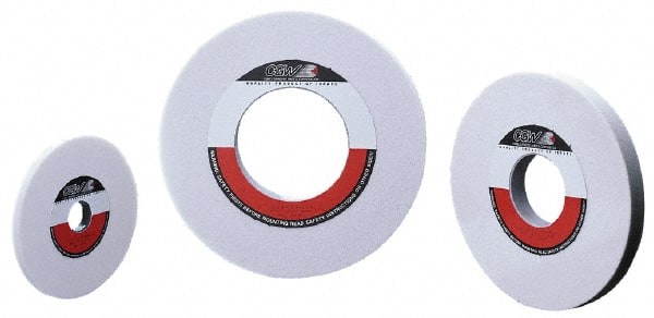 Camel Grinding Wheels - 8" Diam x 1-1/4" Hole x 3/4" Thick, I Hardness, 60 Grit Surface Grinding Wheel - Aluminum Oxide, Type 5, Medium Grade, 3,600 Max RPM, Vitrified Bond, One-Side Recess - Exact Tooling