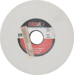 Camel Grinding Wheels - 7" Diam x 1-1/4" Hole x 1/2" Thick, J Hardness, 60 Grit Surface Grinding Wheel - Aluminum Oxide, Type 1, Medium Grade, 3,760 Max RPM, Vitrified Bond, No Recess - Exact Tooling