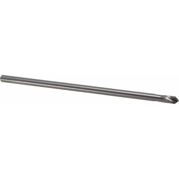 Magafor - 4mm Body Diam, 90°, 3-15/16" OAL, Cobalt Spotting Drill - Exact Tooling