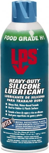 LPS - 16 oz Aerosol Silicone Spray Lubricant - Food Grade - Exact Tooling