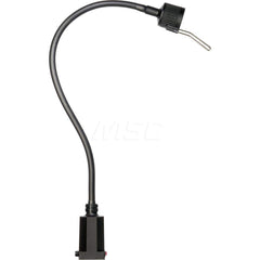 Sunnex Lighting - Task Lights; Fixture Type: General Purpose ; Color: Black ; Lamp Type: Halogen ; Mounting Type: Base Mount ; Adjustable Arm Type: Gooseneck ; Arm Length (mm): 685 - Exact Tooling