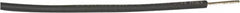 Made in USA - 18 AWG, 65 Strand, 100' OAL, Tinned Copper Hook Up Wire - Black EPDM Jacket, 0.145" Diam - Exact Tooling