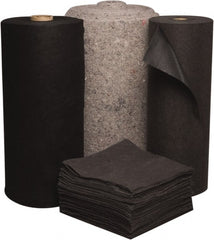 PRO-SAFE - 12 Gal Capacity per Package, Universal Roll - 50' Long x 3' Wide, Polypropylene - Exact Tooling