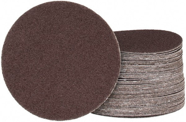 Tru-Maxx - 5" Diam, 80 Grit Aluminum Oxide Adhesive PSA Disc - Medium Grade, X Weighted Cloth Backing, For Dual-Action/Orbital Sanders, Right Angle/Vertical Shaft Portable Grinders - Exact Tooling