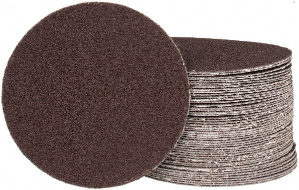 Tru-Maxx - 5" Diam, 60 Grit Aluminum Oxide Adhesive PSA Disc - Medium Grade, X Weighted Cloth Backing, For Dual-Action/Orbital Sanders, Right Angle/Vertical Shaft Portable Grinders - Exact Tooling