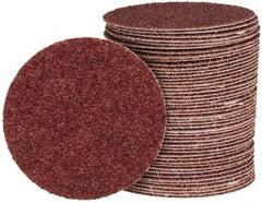 Tru-Maxx - 4" Diam, 24 Grit Aluminum Oxide Adhesive PSA Disc - Very Coarse Grade, X Weighted Cloth Backing, For Right Angle/Vertical Shaft Portable Grinders - Exact Tooling