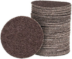 Tru-Maxx - 3" Diam, 36 Grit Aluminum Oxide Adhesive PSA Disc - Very Coarse Grade, X Weighted Cloth Backing, For Right Angle/Vertical Shaft Portable Grinders - Exact Tooling