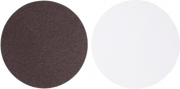 Tru-Maxx - 10" Diam, 50 Grit Aluminum Oxide Adhesive PSA Disc - Coarse Grade, X Weighted Cloth Backing, For Stationary Disc Sanders - Exact Tooling