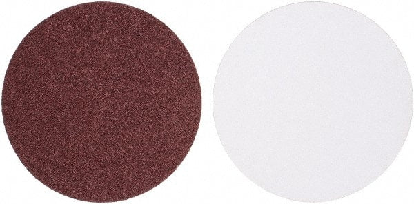 Tru-Maxx - 10" Diam, 24 Grit Aluminum Oxide Adhesive PSA Disc - Very Coarse Grade, X Weighted Cloth Backing, For Stationary Disc Sanders - Exact Tooling