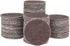 Tru-Maxx - 2" Diam, 36 Grit Aluminum Oxide Adhesive PSA Disc - Very Coarse Grade, X Weighted Cloth Backing, For Right Angle/Vertical Shaft Portable Grinders - Exact Tooling