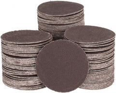 Tru-Maxx - 1-1/2" Diam, 320 Grit Aluminum Oxide Adhesive PSA Disc - Extra Fine Grade, X Weighted Cloth Backing, For Right Angle/Vertical Shaft Portable Grinders - Exact Tooling