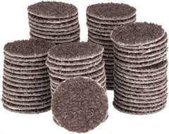 Tru-Maxx - 1" Diam, 36 Grit Aluminum Oxide Adhesive PSA Disc - Very Coarse Grade, X Weighted Cloth Backing, For Right Angle/Vertical Shaft Portable Grinders - Exact Tooling
