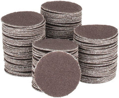 Tru-Maxx - 1" Diam, 180 Grit Aluminum Oxide Adhesive PSA Disc - Very Fine Grade, X Weighted Cloth Backing, For Right Angle/Vertical Shaft Portable Grinders - Exact Tooling