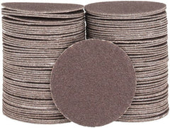 Tru-Maxx - 2" Diam, 120 Grit Aluminum Oxide Adhesive PSA Disc - Fine Grade, X Weighted Cloth Backing, For Right Angle/Vertical Shaft Portable Grinders - Exact Tooling