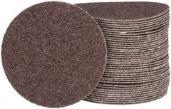 Tru-Maxx - 4" Diam, 36 Grit Aluminum Oxide Adhesive PSA Disc - Very Coarse Grade, X Weighted Cloth Backing, For Right Angle/Vertical Shaft Portable Grinders - Exact Tooling