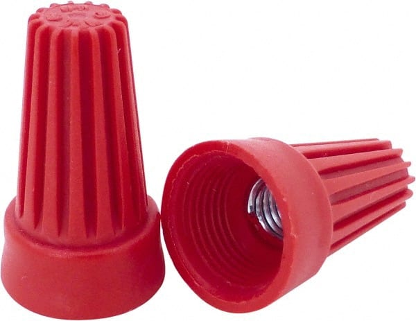 Ideal - 2, 14 to 4, 12 AWG, 600 Volt, Flame Retardant, Standard Twist on Wire Connector - Red, 221°F - Exact Tooling