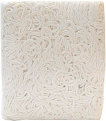 PRO-SOURCE - White Head Band, Large Rayon Cut End Mop Head - Exact Tooling