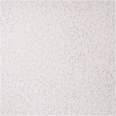 Genesis - 23-1/2" Long x 23-1/2" Wide x 0.1575" Thick, Vinyl Ceiling Tile - ASTM E-84 Specification, White - Exact Tooling