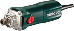 Metabo - 1/4 Inch Collet, 13,000 to 34,000 RPM, lnline, Electric Die Grinder - 6.4 Amp - Exact Tooling