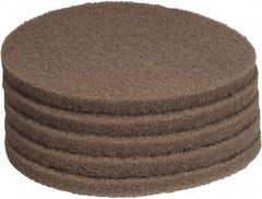 PRO-SOURCE - Polishing Pad - 15" Machine, Tan Pad, Polyester - Exact Tooling