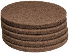 PRO-SOURCE - Polishing Pad - 14" Machine, Tan Pad, Polyester - Exact Tooling