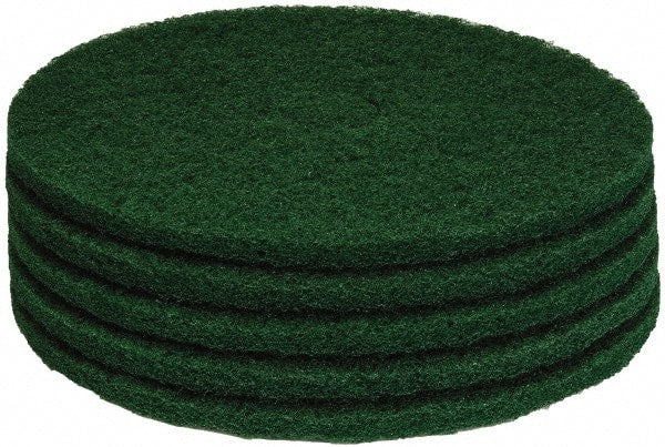 PRO-SOURCE - Stripping Pad - 20" Machine, Green Pad, Polyester - Exact Tooling