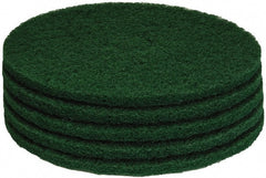 PRO-SOURCE - Stripping Pad - 20" Machine, Green Pad, Polyester - Exact Tooling