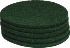 PRO-SOURCE - Stripping Pad - 19" Machine, Green Pad, Polyester - Exact Tooling