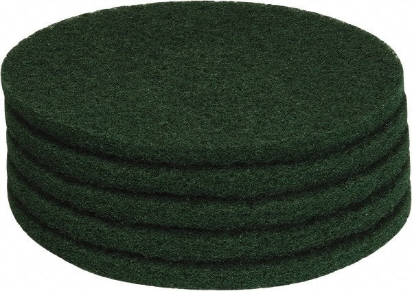 PRO-SOURCE - Stripping Pad - 17" Machine, Green Pad, Polyester - Exact Tooling