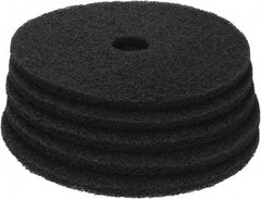 PRO-SOURCE - Stripping Pad - 20" Machine, Black Pad, Polyester - Exact Tooling