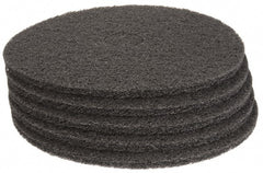 PRO-SOURCE - Stripping Pad - 19" Machine, Black Pad, Polyester - Exact Tooling