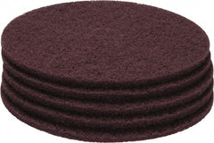 PRO-SOURCE - Stripping Pad - 20" Machine, Maroon Pad, Polyester - Exact Tooling
