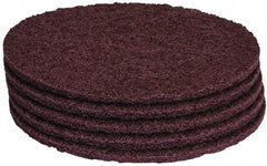 PRO-SOURCE - Stripping Pad - 19" Machine, Maroon Pad, Polyester - Exact Tooling