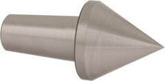 Riten - 5MT Taper, 1-1/2" Point Diam, Hardened Tool Steel Lathe Standard Point - 1-11/16" OAL - Exact Tooling