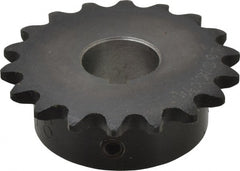 Browning - 18 Teeth, 3/8" Chain Pitch, Chain Size 35, Finished Bore Sprocket - 3/4" Bore Diam, 2.16" Pitch Diam, 2.35" Outside Diam - Exact Tooling