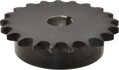 Browning - 21 Teeth, 1/2" Chain Pitch, Chain Size 40, Finished Bore Sprocket - 3/4" Bore Diam, 3.355" Pitch Diam, 3.62" Outside Diam - Exact Tooling