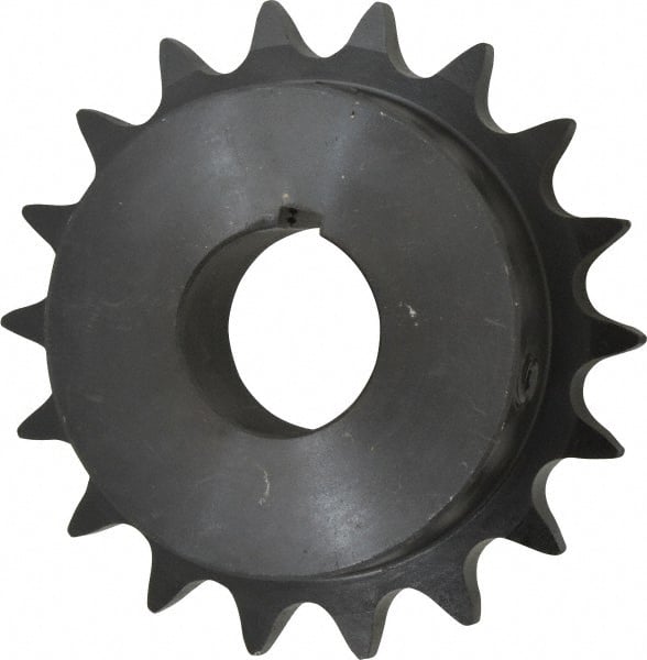 Browning - 18 Teeth, 5/8" Chain Pitch, Chain Size 50, Finished Bore Sprocket - 1-3/16" Bore Diam, 3.599" Pitch Diam, 3.92" Outside Diam - Exact Tooling