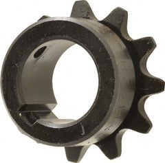 Browning - 11 Teeth, 3/8" Chain Pitch, Chain Size 35, Finished Bore Sprocket - 3/4" Bore Diam, 1.331" Pitch Diam, 1-1/2" Outside Diam - Exact Tooling