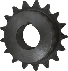 Browning - 17 Teeth, 5/8" Chain Pitch, Chain Size 50, Finished Bore Sprocket - 1-1/4" Bore Diam, 3.401" Pitch Diam, 3.72" Outside Diam - Exact Tooling