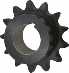 Browning - 13 Teeth, 3/4" Chain Pitch, Chain Size 60, Finished Bore Sprocket - 1-3/8" Bore Diam, 3.134" Pitch Diam, 3.45" Outside Diam - Exact Tooling