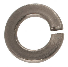 Value Collection - #2, 0.02" Thick Split Lock Washer - 316 Stainless Steel, Uncoated, 0.088" Min ID, 0.094" Max ID - Exact Tooling