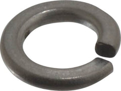 Value Collection - #10, 0.047" Thick Split Lock Washer - 316 Stainless Steel, Uncoated, 0.193" Min ID, 0.2" Max ID - Exact Tooling
