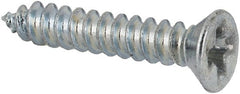 Value Collection - #2 Flat Head Phillips Sheet Metal Screw - Steel, 1/2" OAL, AISI 1016, ASME B18.6.3, ASME B18.6.4 & SAE J933, Grade 1016-1024 - Exact Tooling