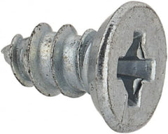 Value Collection - #4 Flat Head Phillips Sheet Metal Screw - Steel, 1/4" OAL, AISI 1016, ASME B18.6.3, ASME B18.6.4 & SAE J933, Grade 1016-1024 - Exact Tooling