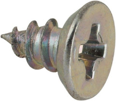 Value Collection - #6 Flat Head Phillips Sheet Metal Screw - Steel, 1/4" OAL, AISI 1016, ASME B18.6.3, ASME B18.6.4 & SAE J933, Grade 1016-1024 - Exact Tooling