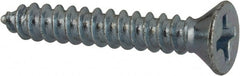 Value Collection - #6 Flat Head Phillips Sheet Metal Screw - Steel, 7/8" OAL, AISI 1016, ASME B18.6.3, ASME B18.6.4 & SAE J933, Grade 1016-1024 - Exact Tooling